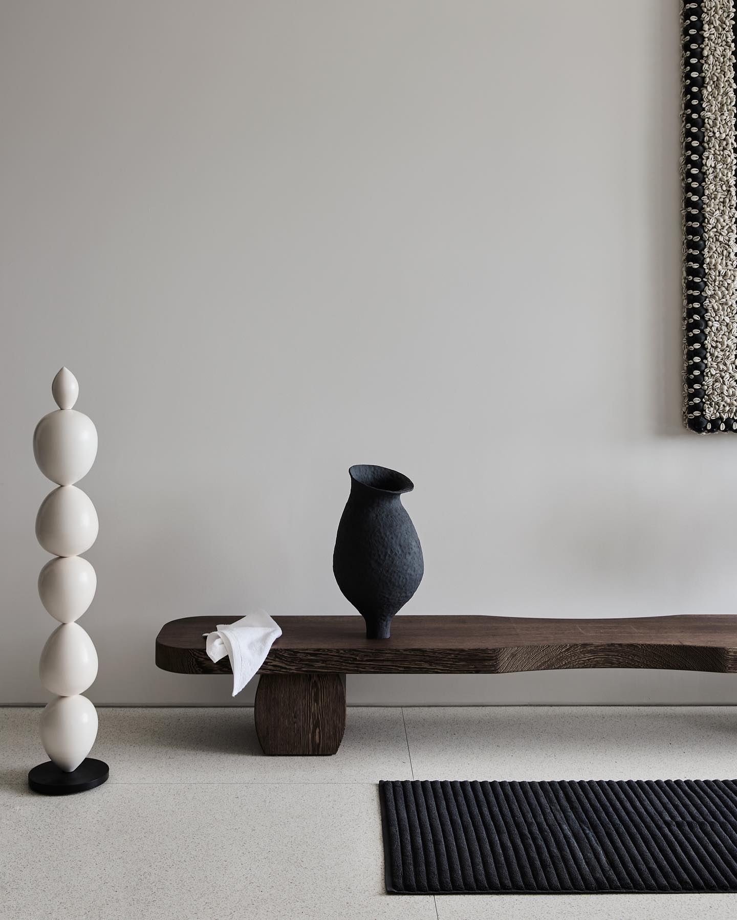 Luxury Charcoal Bath Mat,